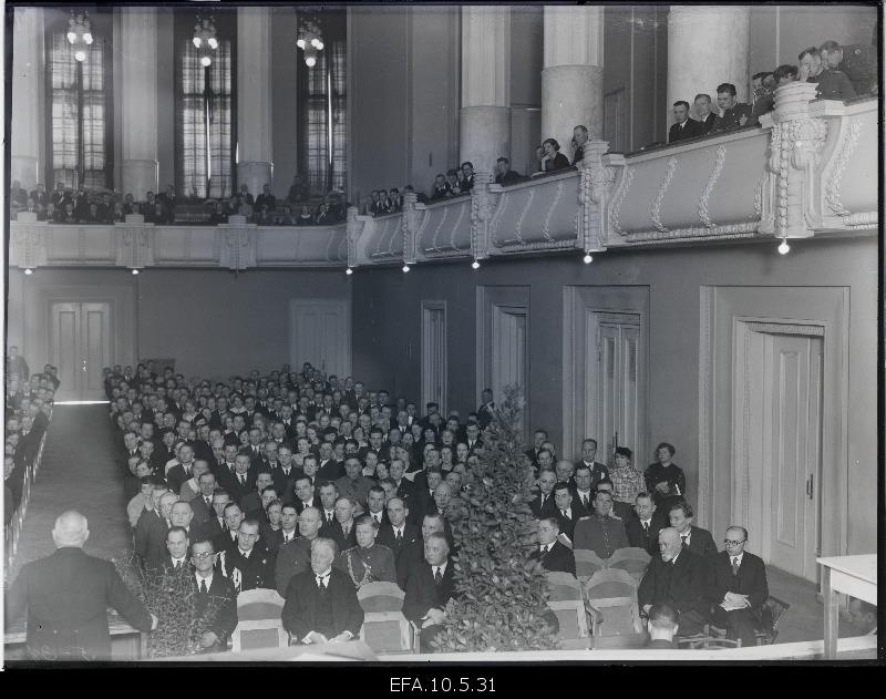 View hall of the state-political organisation Isamalia during the Congress.