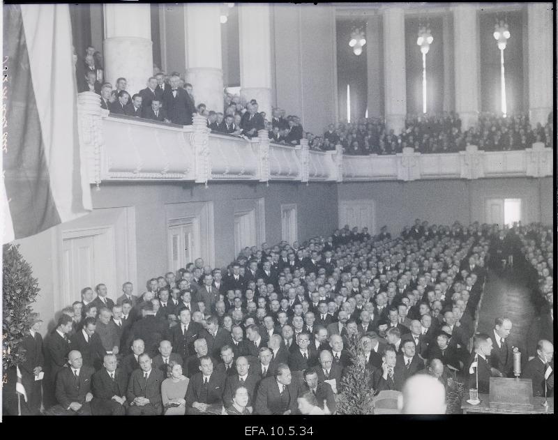 View hall of the state-political organisation Isamalia during the Congress.