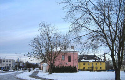 Harju Majandusühisuse kauplus Keila Keskväljakul rephoto