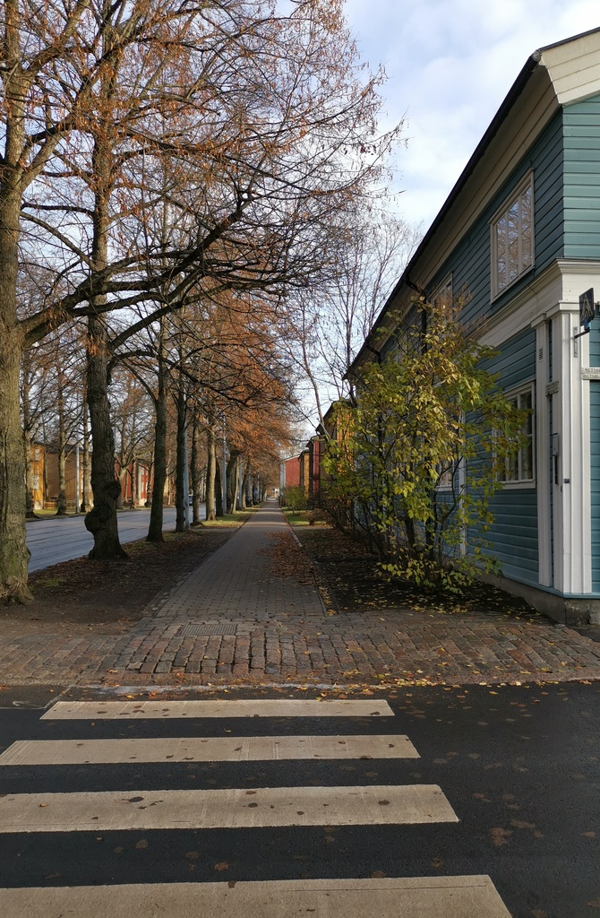 Pohjolankatu. Oikealla Elannon myymälä Pohjolankatu 27. - Metsolantie. rephoto