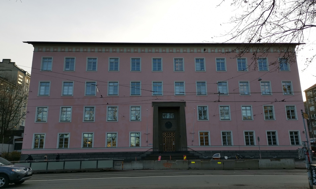 Työväenopisto, Helsinginkatu 26. Suunnittelija kaupunginarkkitehti Gunnar Taucher v. 1926. rephoto