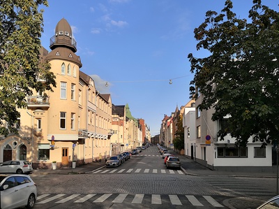 Laivurinkadun ja Pietarinkadun risteys rephoto