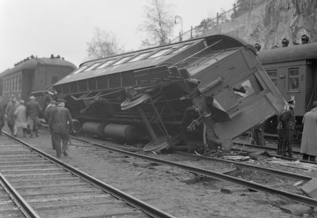 Train accident at the Song of the City in Helsinki