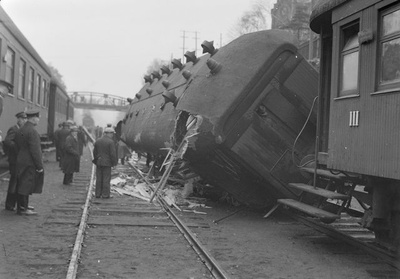 Train accident at the Song of the City in Helsinki  similar photo