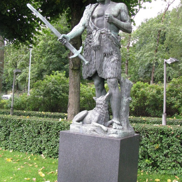 C. E. Sjöstrandin Kullervo.; Kullervo puhuu miekalleen. rephoto