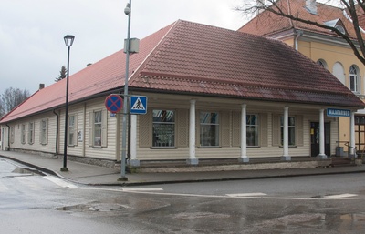 foto Paide Iva maja Keskväljakul 1920-30-ndad rephoto