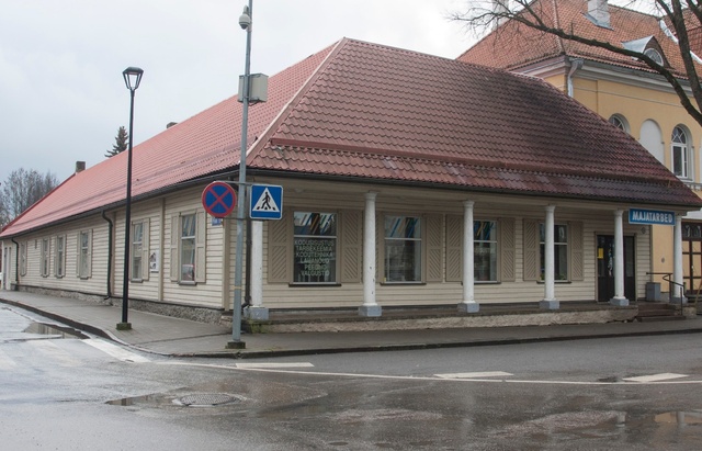 foto Paide Iva maja Keskväljakul 1920-30-ndad rephoto