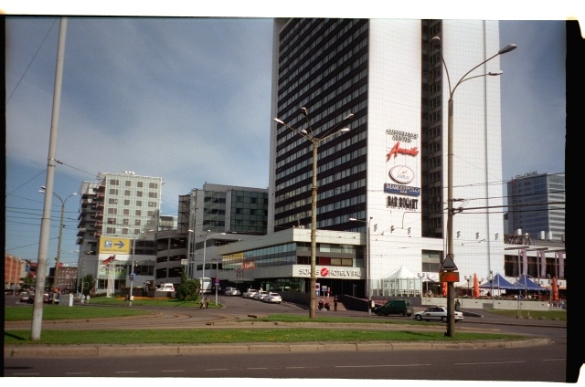View from Viru Square to Viru Centre in Tallinn
