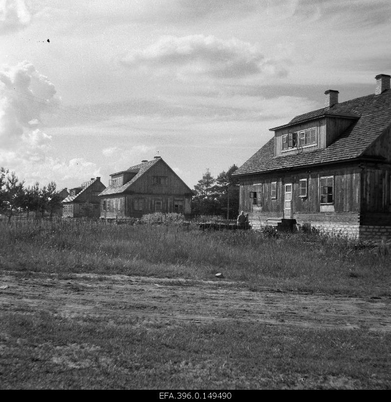Residential properties of the employees of Kohtla Põlevkivikombinate.