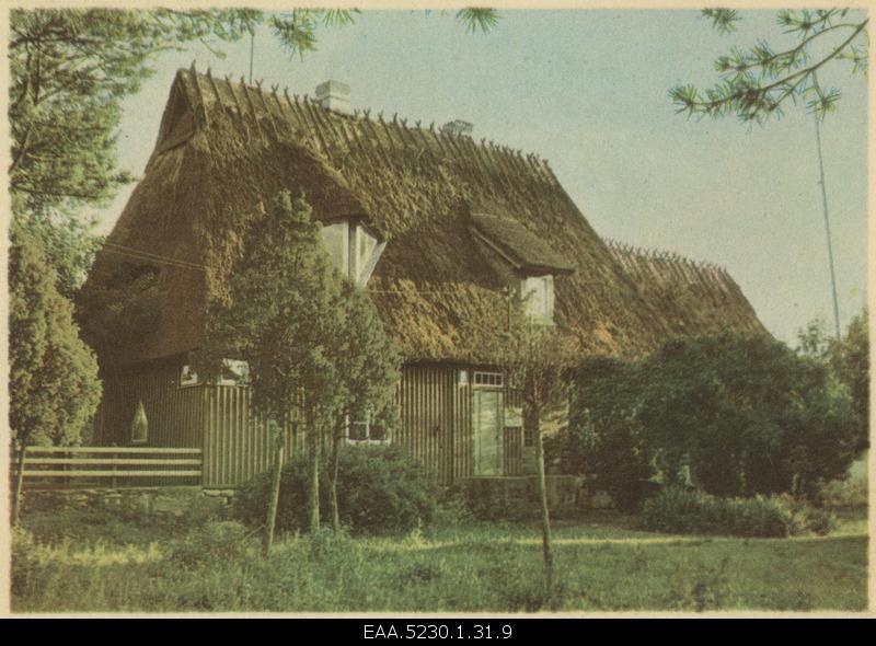 Photo postcard by artist Ants Laikmaa House Museum