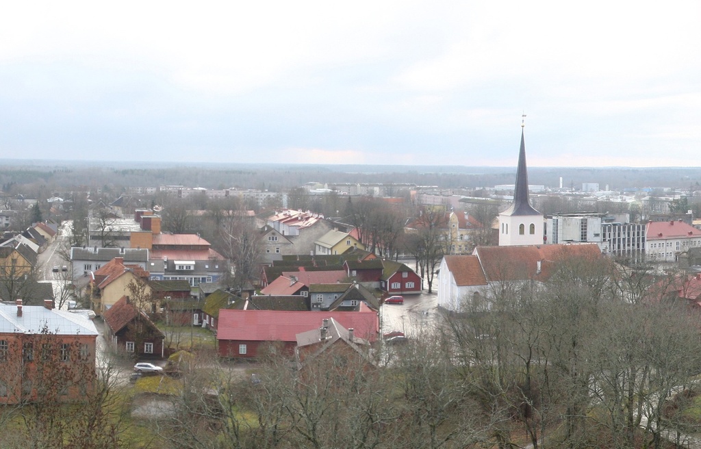 Paide general view : Weissenstein rephoto