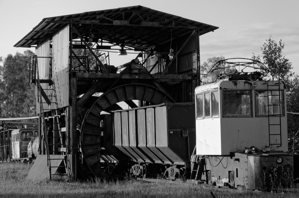 Old train in Tootsi