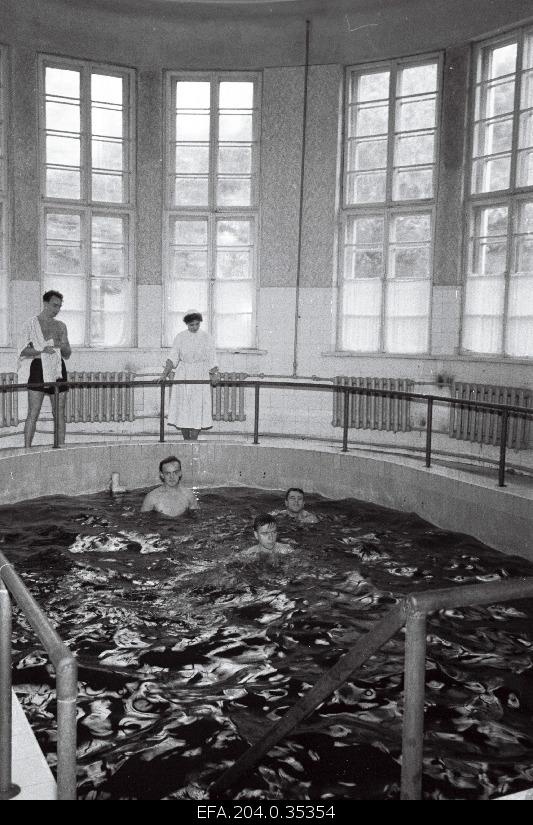 Interior view of the Pärnu mudravila pool.