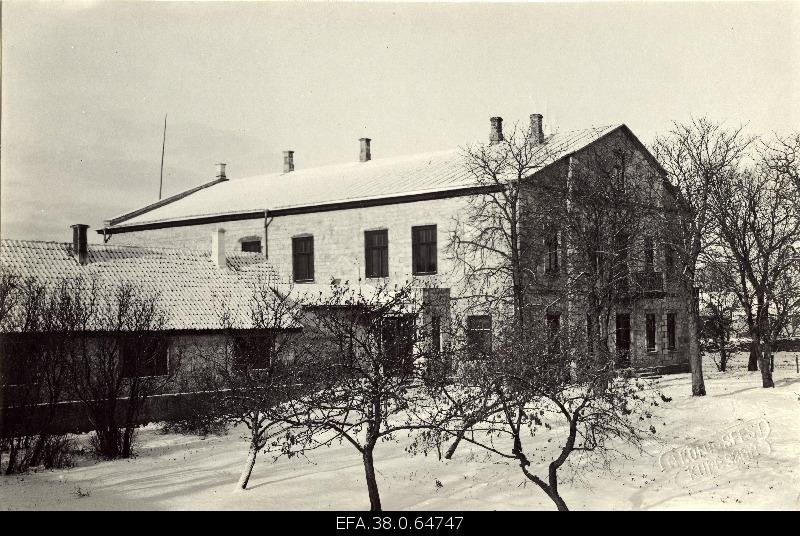 Outdoor view of the German Gymnasium in Kuressaare.