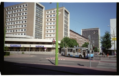 View on the corner of Rävala puiestee and Kaubamaja street in Tallinn  similar photo