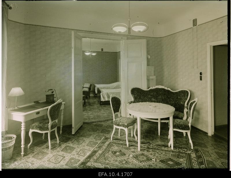 Room in the hotel in Petersburg.