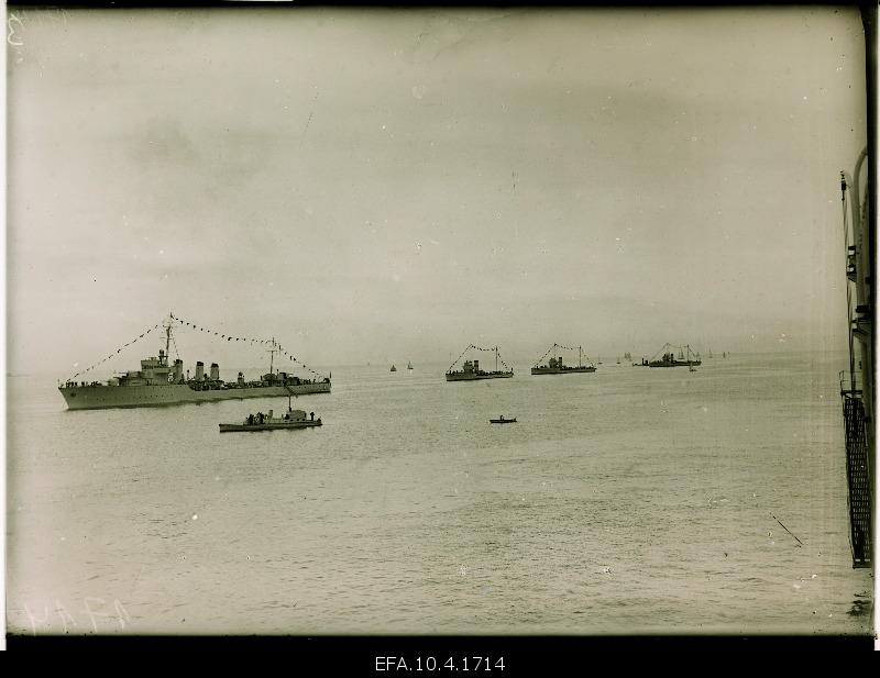 The arrival of the President of Poland, Ignacy Mościck, in Tallinn.