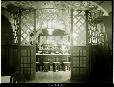 The bar of the Tallinn Maritime Club.  duplicate photo