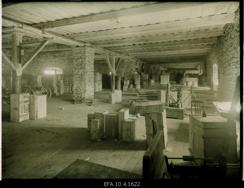 Warehouse of the customs office.