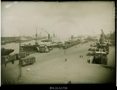 View of the port of Tallinn.  duplicate photo