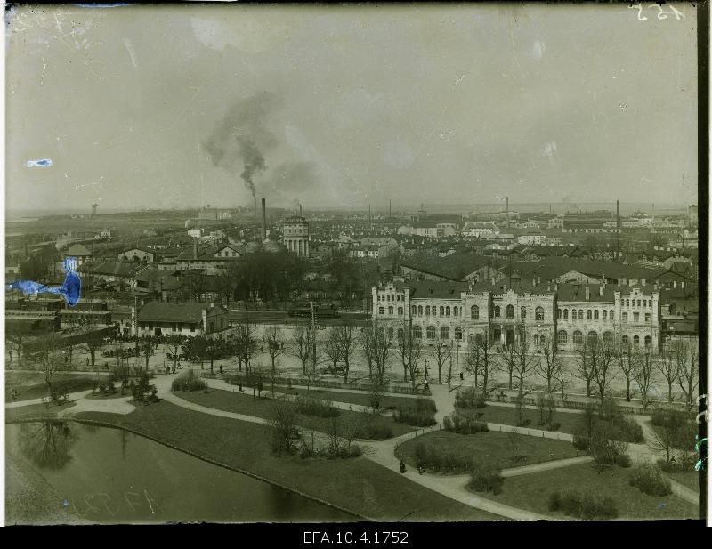 View of the Baltic Station from Toompea.