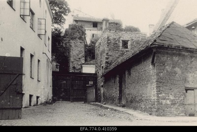View from the street of Rataskaev to the corner of the Old Town, where the house of Timuka is located.  similar photo