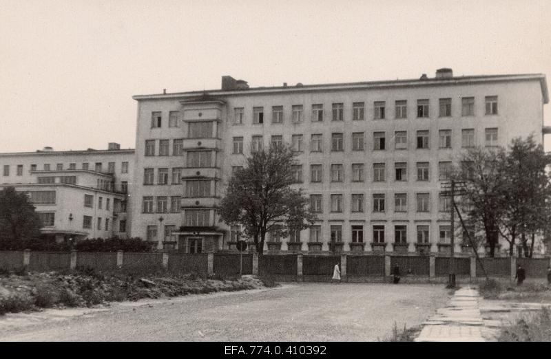 View of Central Hospital buildings.