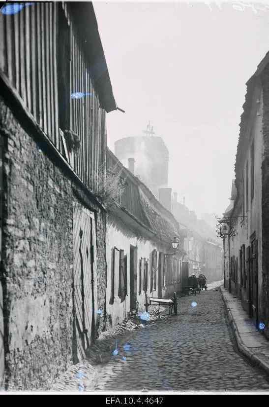Street in the Old Town of Tallinn.