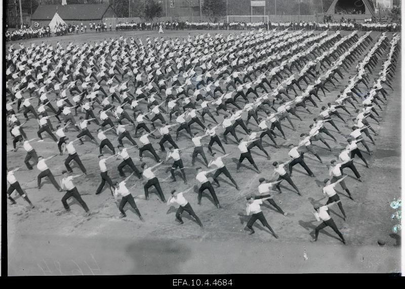Performance of the winners on the sports day.