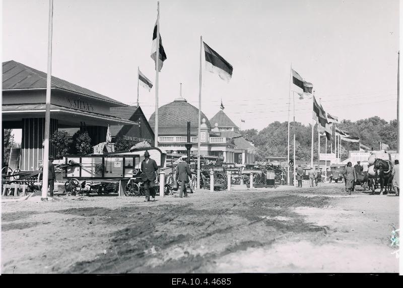 View of the exhibition hall in Tallinn.