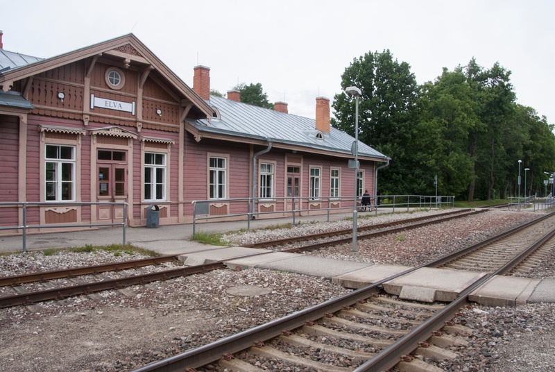 Elva Railway Station rephoto