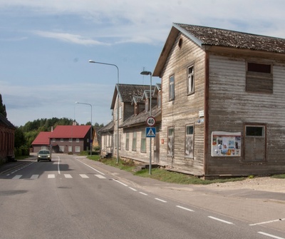 foto, Viljandimaa, Suure-Jaani, kihelkonna koolimaja, u 1930 rephoto