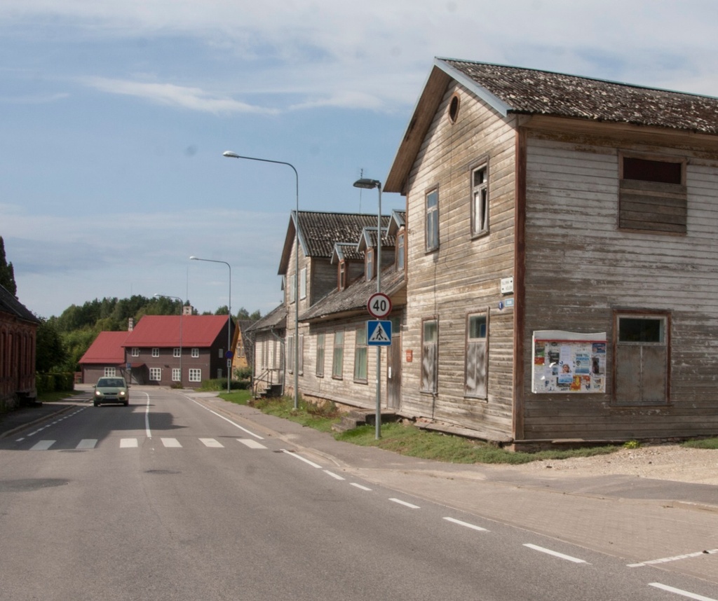 foto, Viljandimaa, Suure-Jaani, kihelkonna koolimaja, u 1930 rephoto