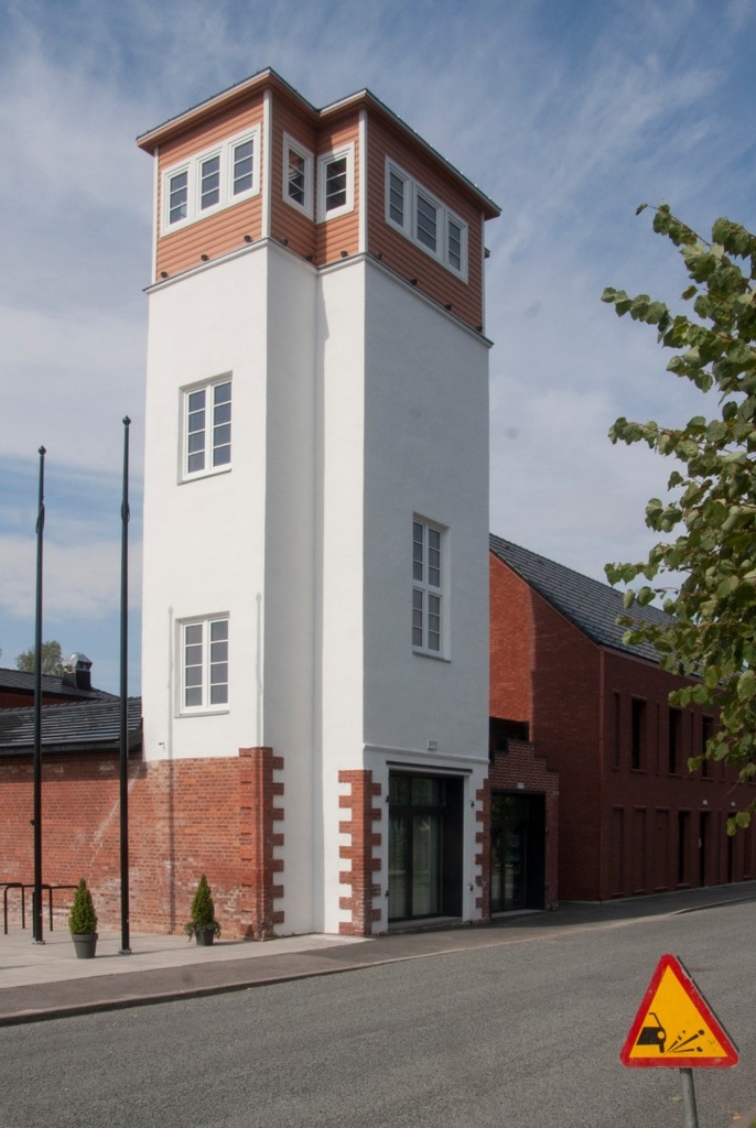 värvifoto, Viljandimaa, Suure-Jaani 50, tuletõrje torn, 1988 rephoto