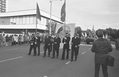 Military veterans meeting in Tallinn.  similar photo