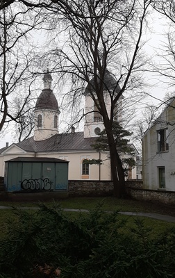 Kuressaare Nikolai kirik, vaade loodest rephoto