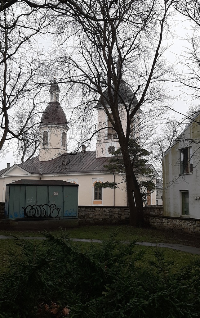 Kuressaare Nikolai kirik, vaade loodest rephoto
