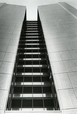 Hotel Viru, view of the end wall. Architects Henno Sepmann, Mart Port  similar photo