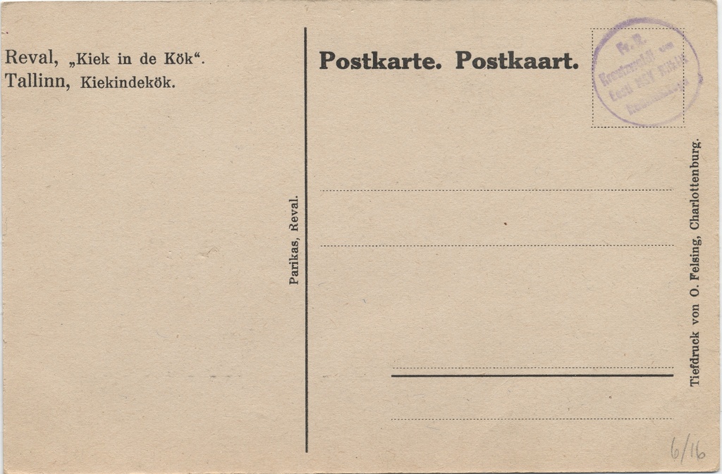 Reval : Kiek in de Kök = Tallinn : Kiekindekök