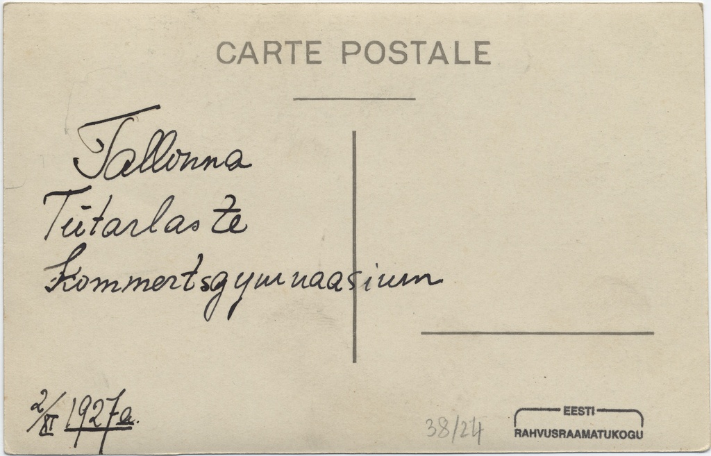 [Tallinn] : [Titarist Commercial Gymnasium]