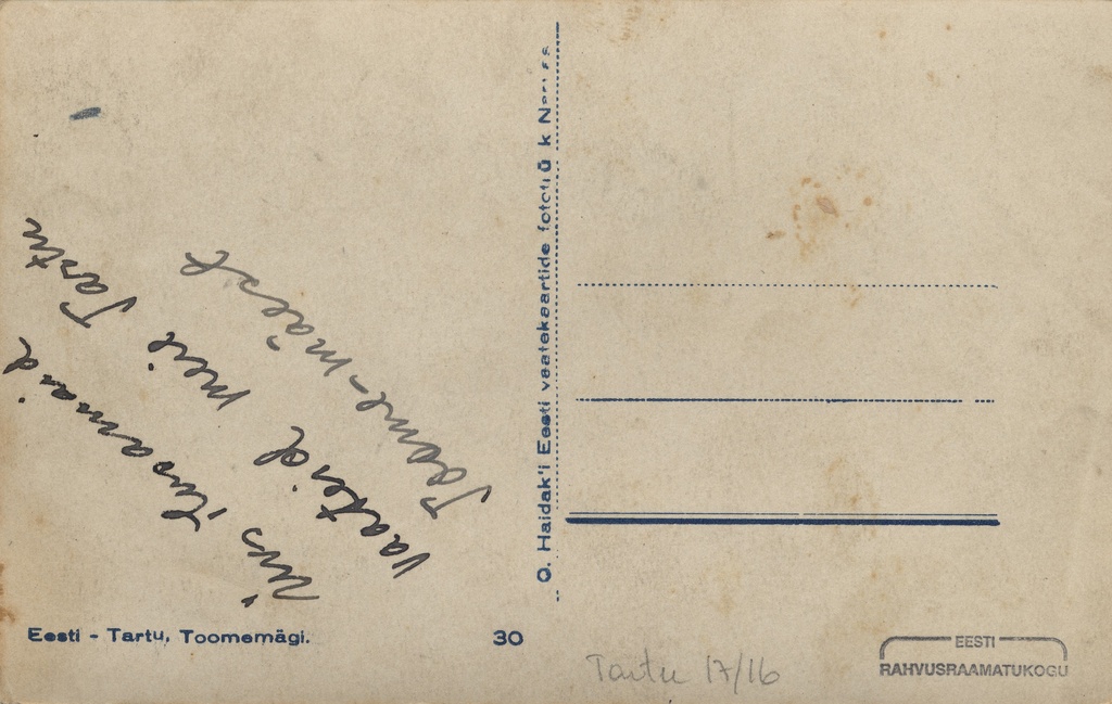 Estonia : Tartu Toomemägi