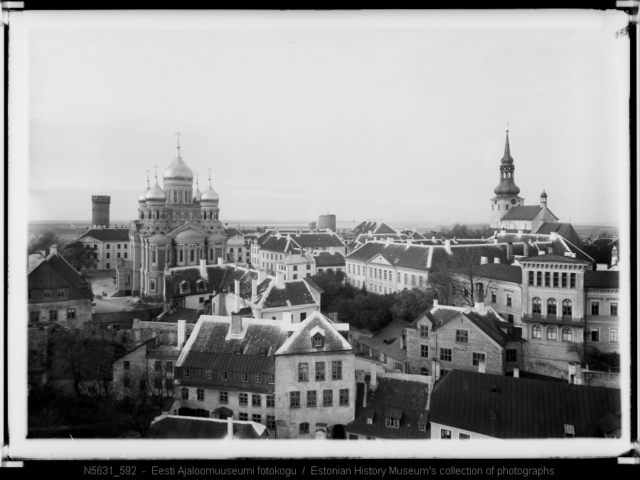 Vaade Toompeale Kiek in de Köki tornist