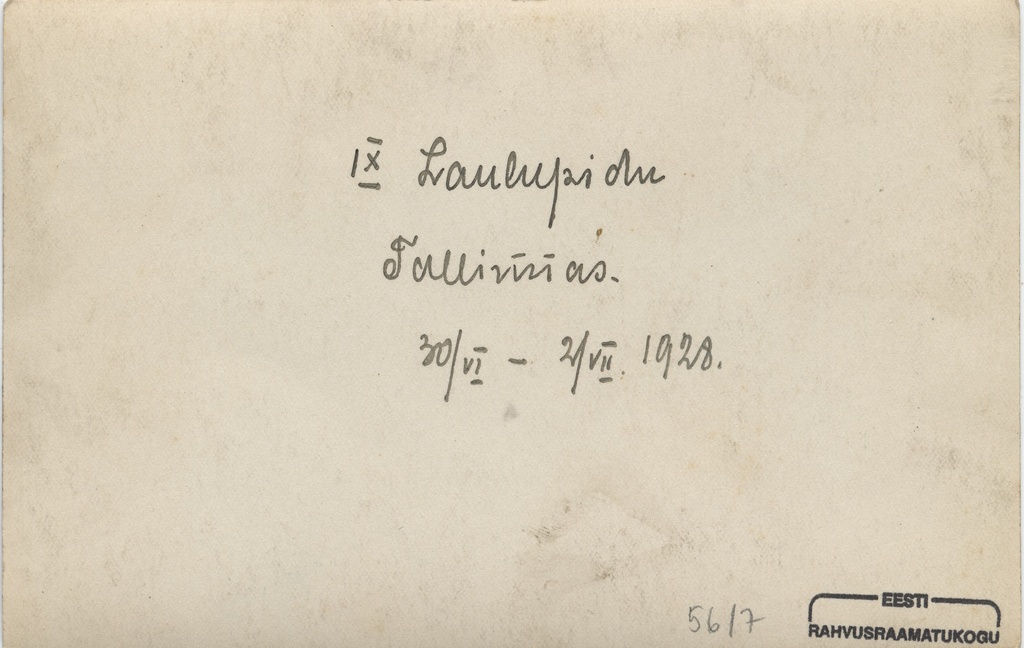 IX Song Festival in Tallinn : 30/VI-2/VII 1928
