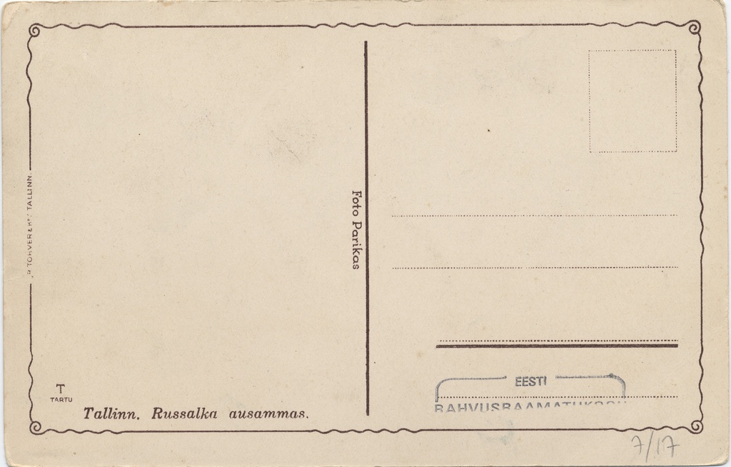 Tallinn : Russalka ausammas