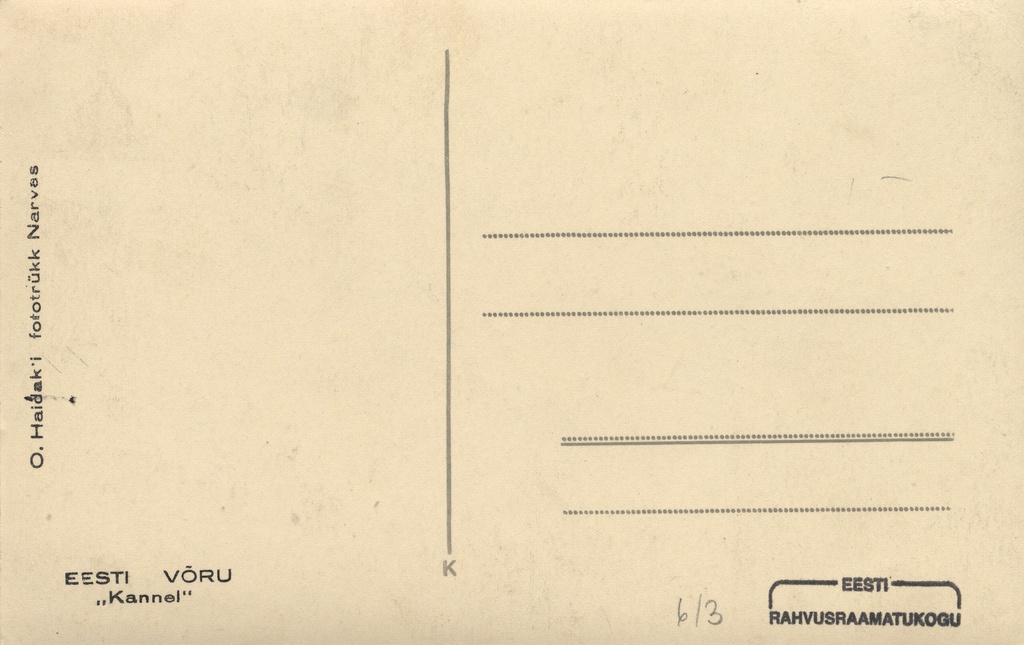 Estonia : Võru "Kannel"