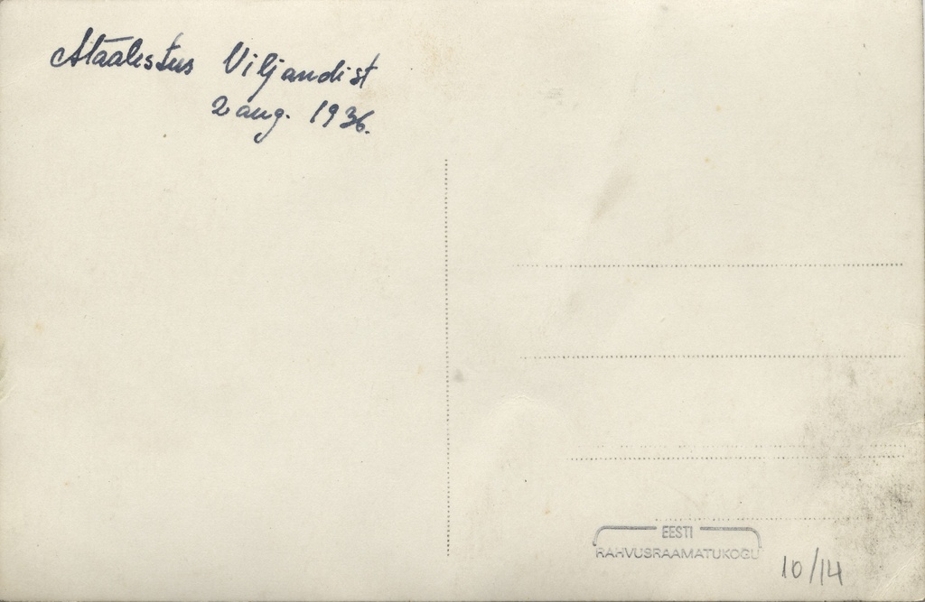 [the house of the Viljandi Farmers Society]