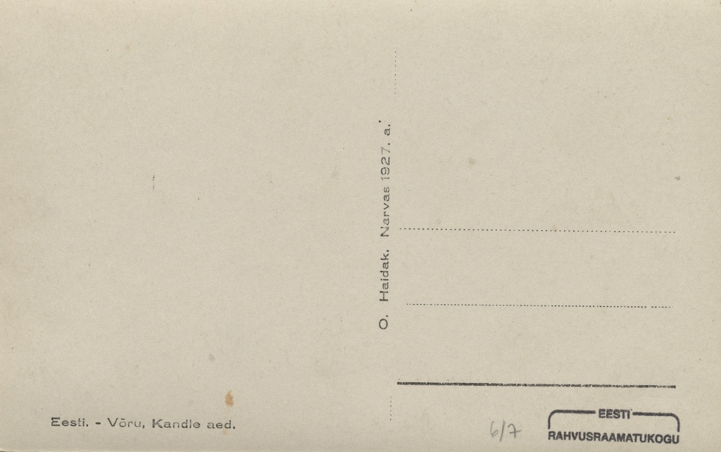 Estonia : Võru Kandle Garden