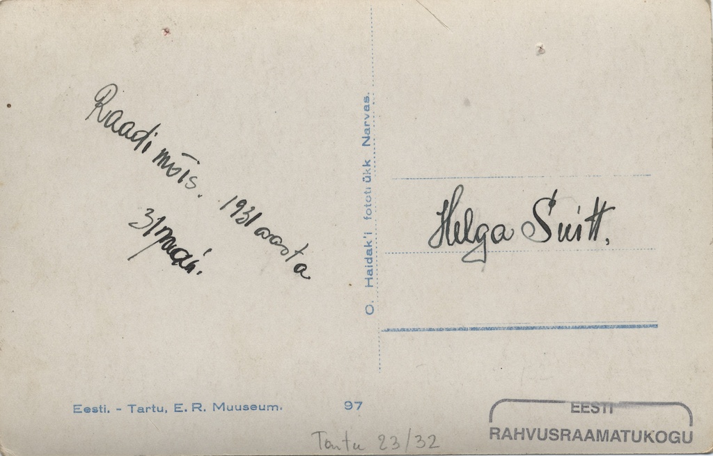 Estonia : Tartu e. R. Museum