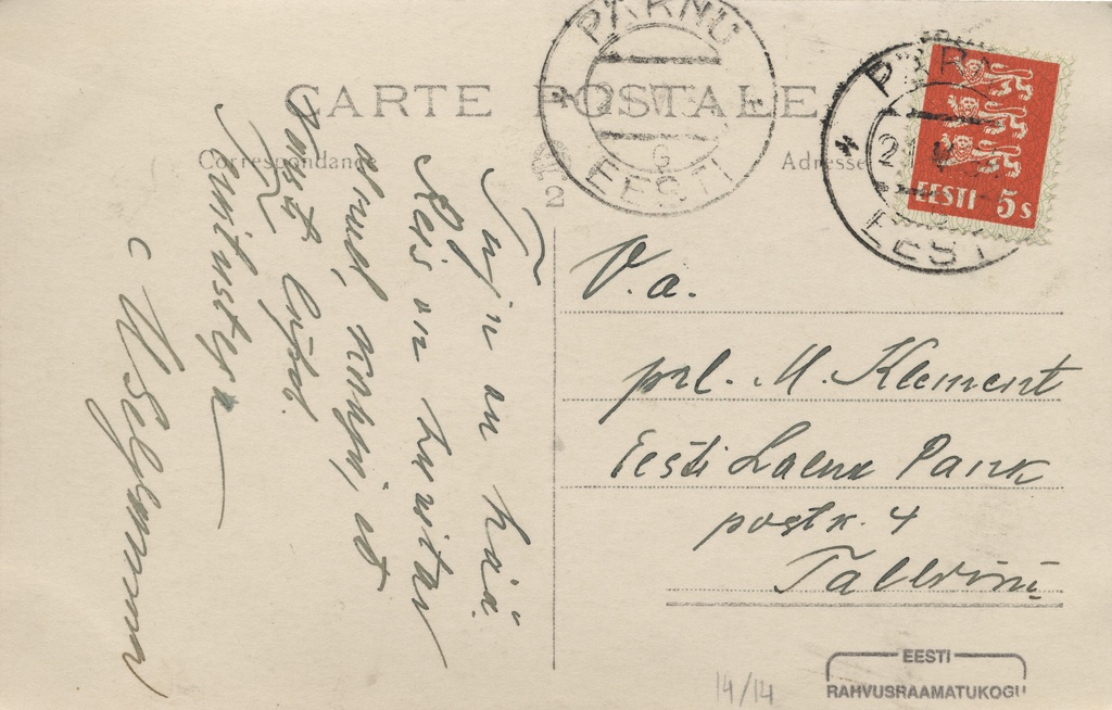 Pärnu L. Koidula plate