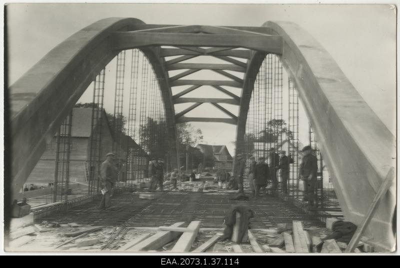 Construction of the Pärnu Siimu Bridge, installation of the bridge archives